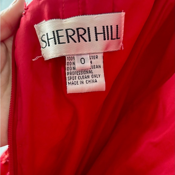 Sherri Hill Radiant Red Formal Dress - Picture 5 of 5